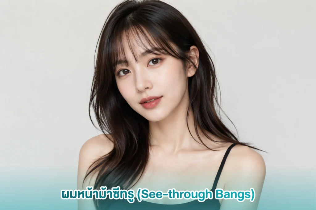 ผมหน้าม้าซีทรู (See-through Bangs)