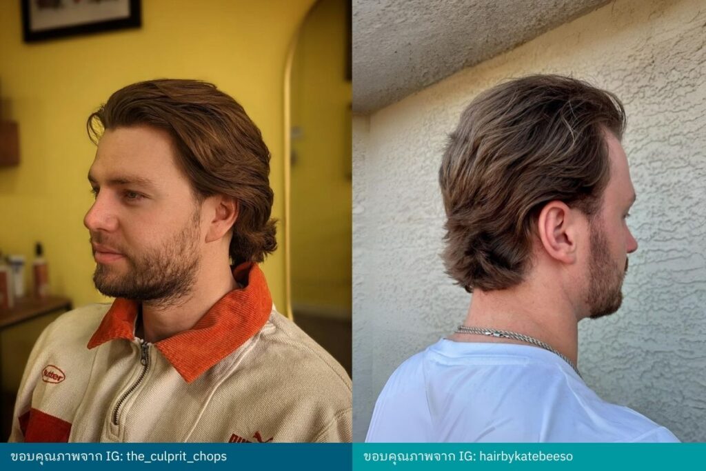 The Flow ทรงผมชาย ผมยาว