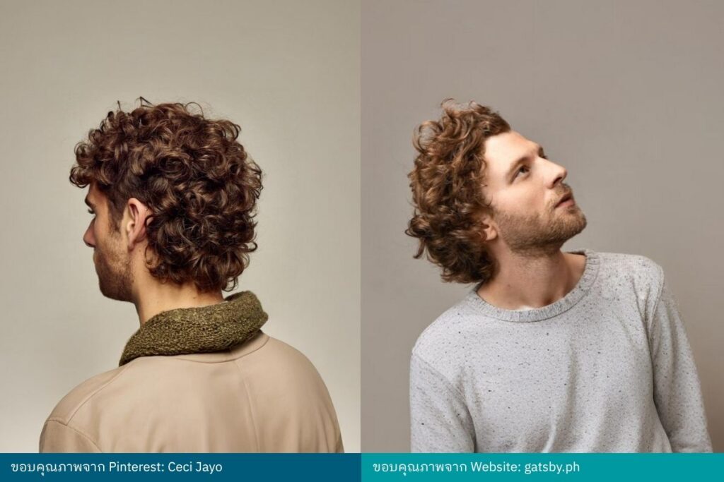 ทรงผม Messy Waves ผมลอนผู้ชาย