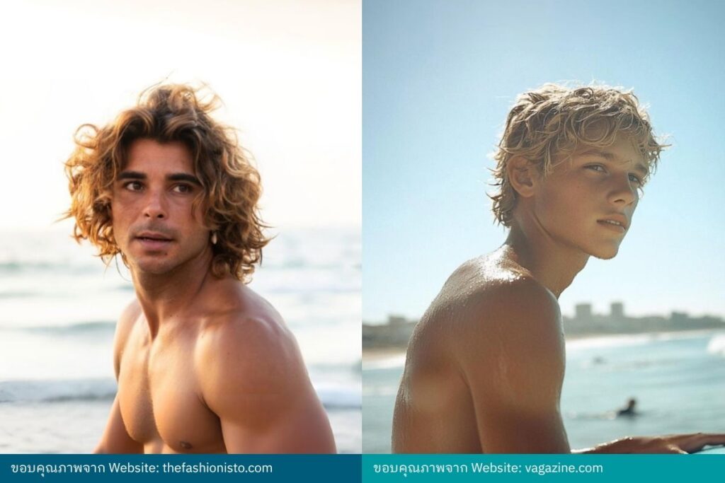 Surfer Hair ทรงผมผู้ชายหน้ายาว