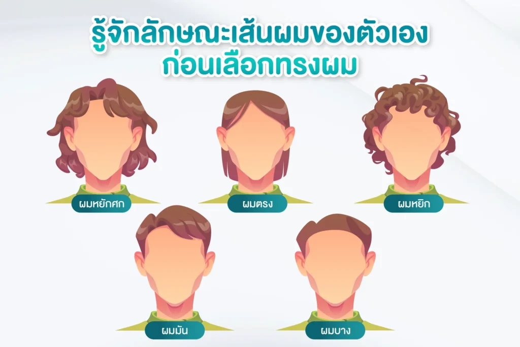 ลักษณะเส้นผมผู้ชาย