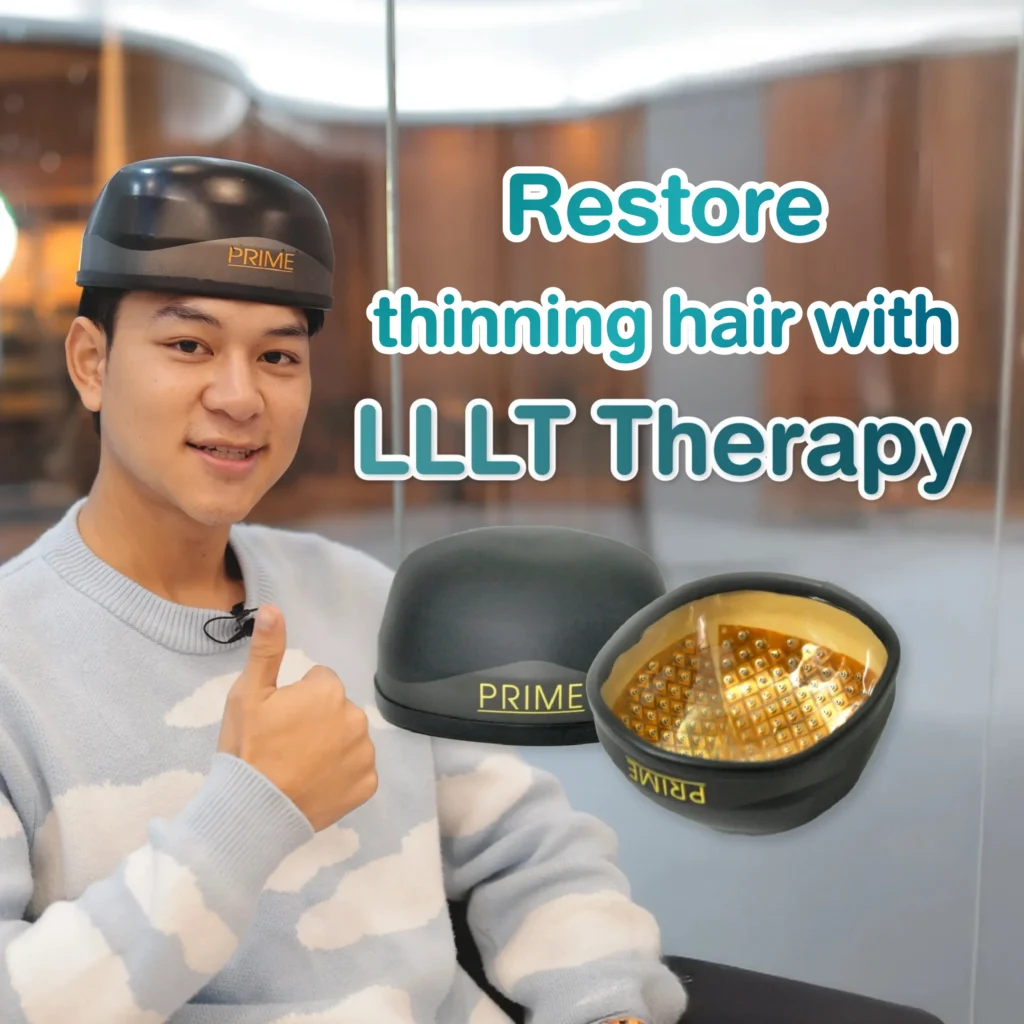 Restore thinning hair with LLLT Laser.